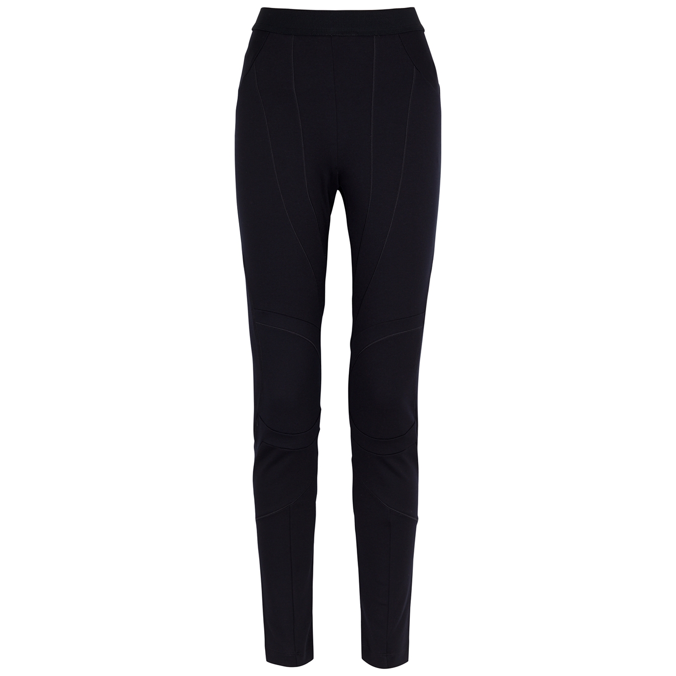 High One-Way Panelled Stretch-jersey Trousers