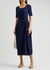 Charming ruched stretch-jersey midi dress - HIGH