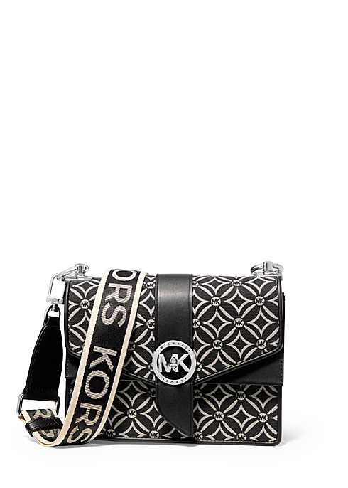 MICHAEL Michael Kors Greenwich small logo jacquard crossbody bag - Harvey  Nichols