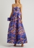 High Tide floral-print strapless linen-blend dress - Zimmermann