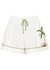 Clover appliquéd cotton shorts - Zimmermann