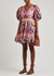 Laurel floral-print linen mini dress - Zimmermann