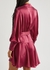 Silk-satin mini wrap dress - Zimmermann