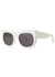 Studded oversized cat-eye sunglasses - Alaïa