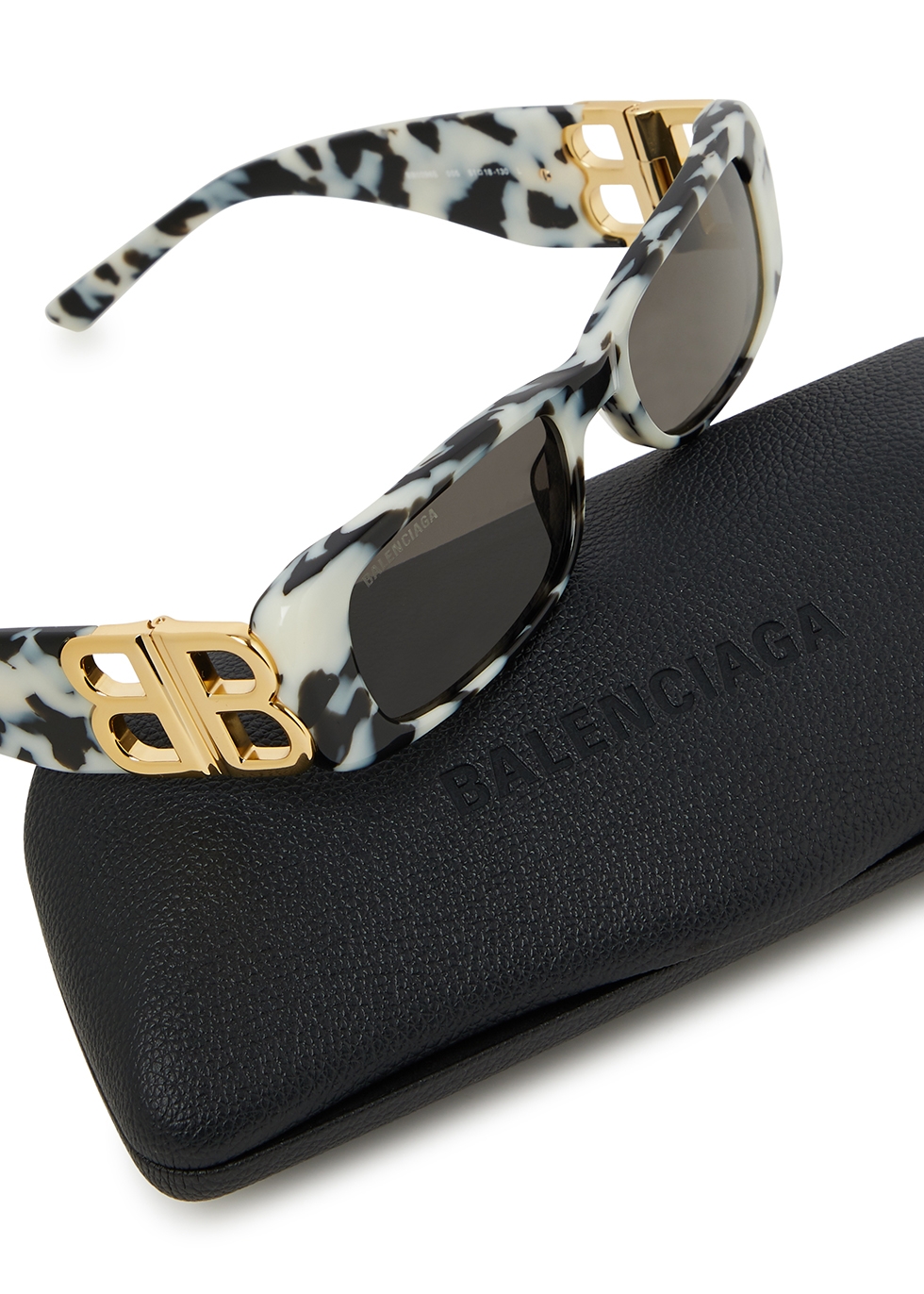 Balenciaga Dynasty Rectangle Sunglasses  Harrods AE