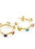 Hot Rox 18kt gold vermeil hoop earrings - Missoma