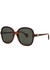 Injection oversized sunglasses - Gucci
