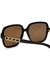 Oversized square-frame sunglasses - Gucci