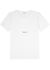 Logo-print cotton T-shirt - Saint Laurent