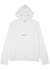 Logo hooded cotton sweatshirt - Saint Laurent