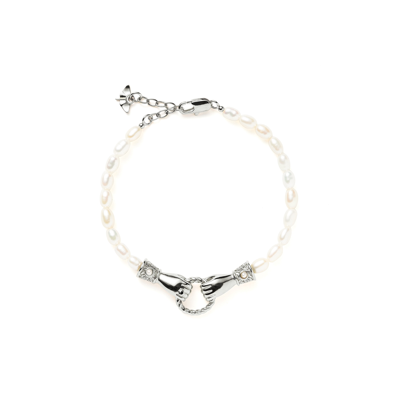 Missoma X Harris Reed In Good Hands Pearl Bracelet - One Size
