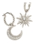 X Harris Reed Moonlight silver-plated hoop earrings - Missoma