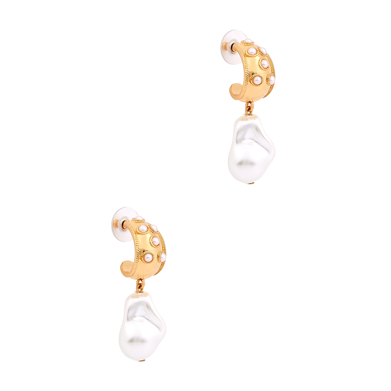 Kenneth Jay Lane Pearl-embellished Drop Earrings - One Size