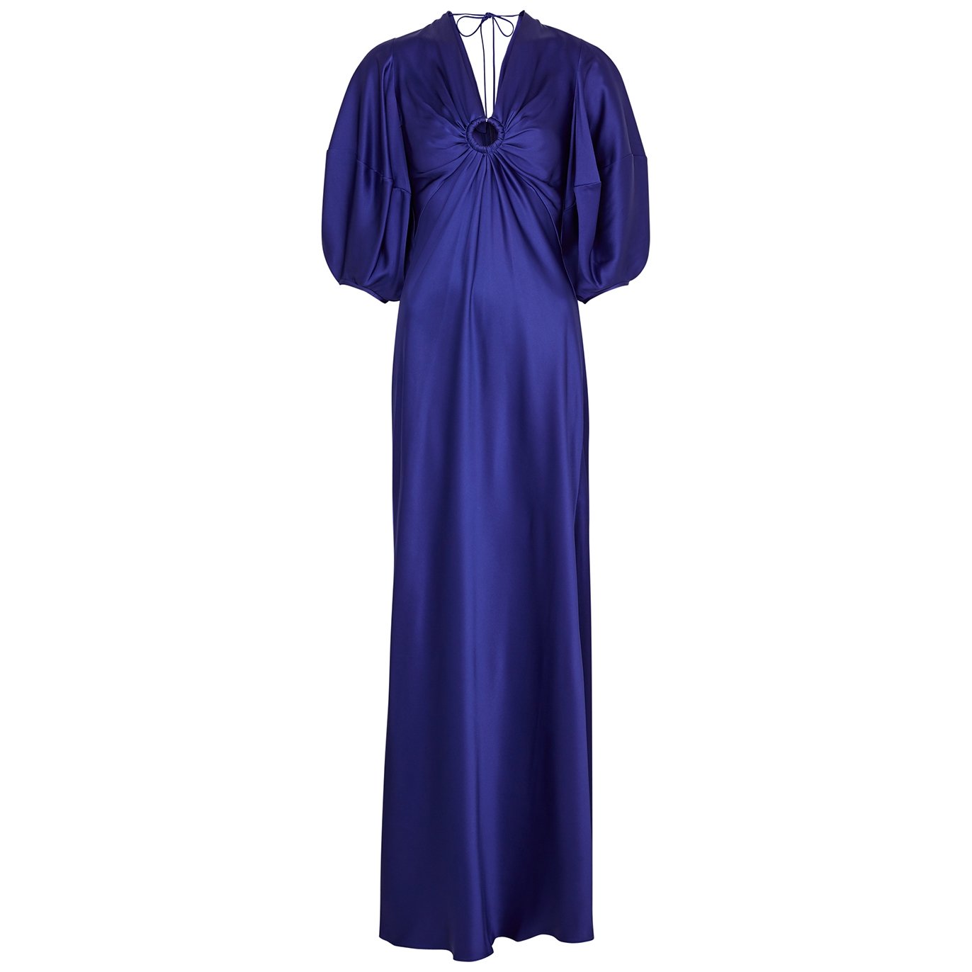 Stella McCartney Puff-sleeve Satin Gown
