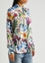 Floral-print stretch-crepe shirt - Stella McCartney