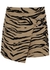 Tiger-jacquard wool-blend wrap skirt - Stella McCartney
