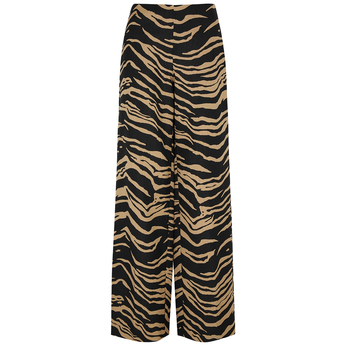 Stella McCartney Tiger-jacquard Wool-blend Trousers