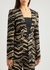 Tiger-jacquard wool-blend blazer - Stella McCartney