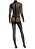 Black panelled tulle bodysuit - MUGLER x WOLFORD