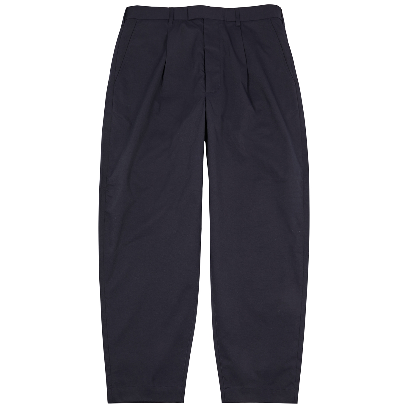 Fred Perry Tapered Cropped Chinos - Navy - L