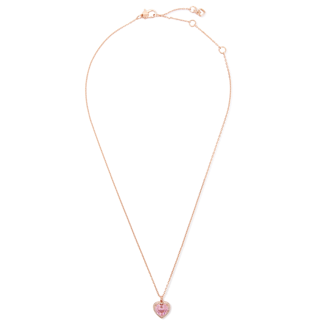 Kate Spade New York Heart Crystal-embellished Necklace - Pink - One Size