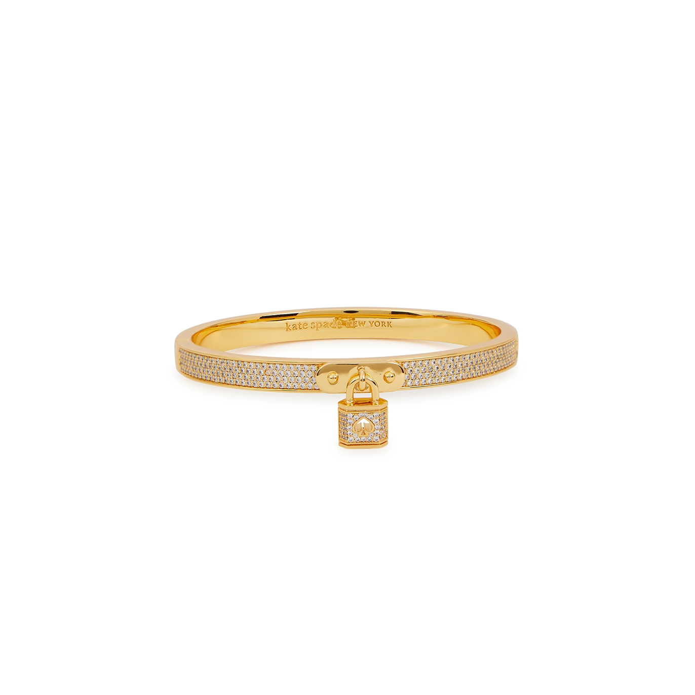 Kate Spade New York Lock And Spade Embellished Bracelet - Gold - One Size