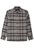 Checked brushed cotton overshirt - Paige