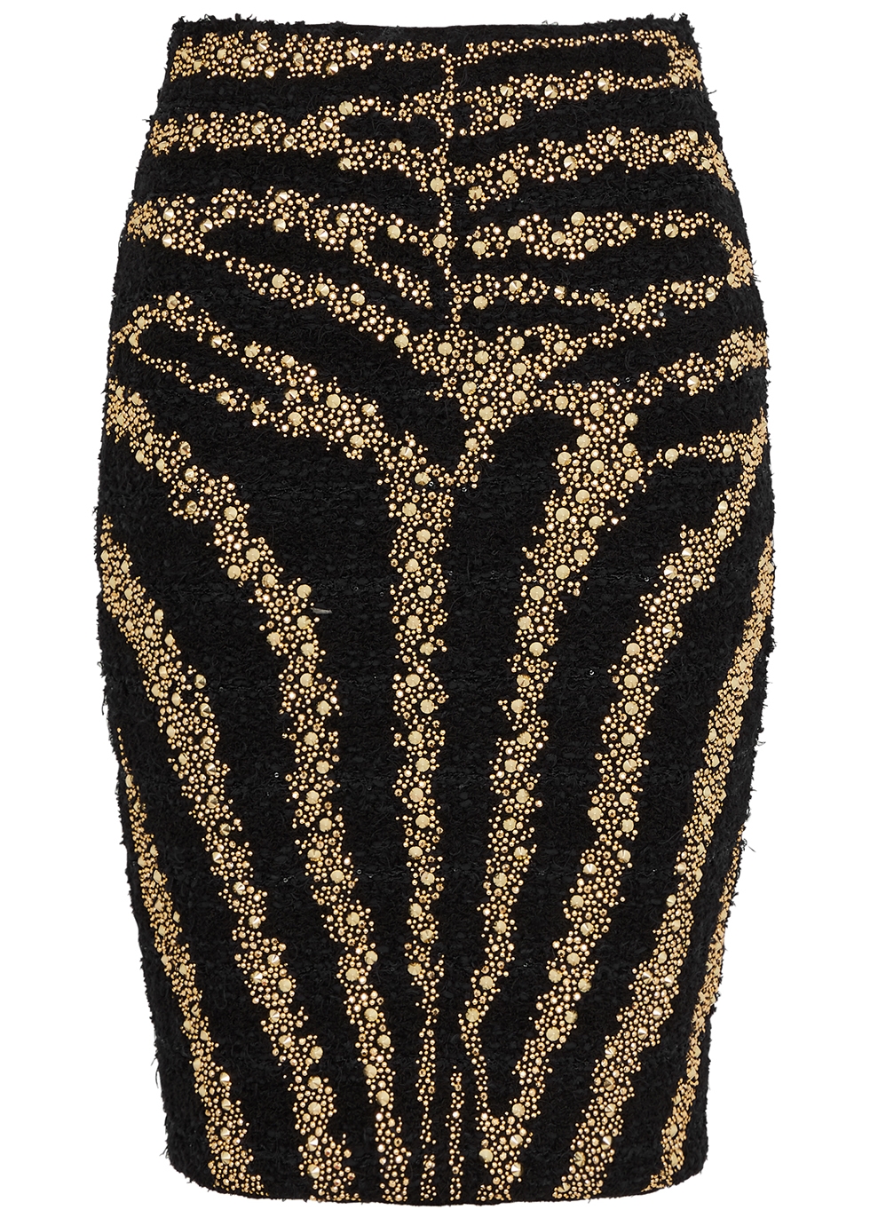 Balmain Embellished bouclé tweed mini skirt - Harvey Nichols
