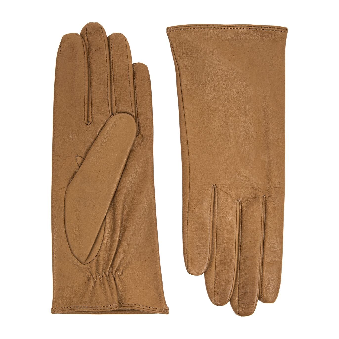 Handsome Stockholm Essentials Leather Gloves - Camel - M