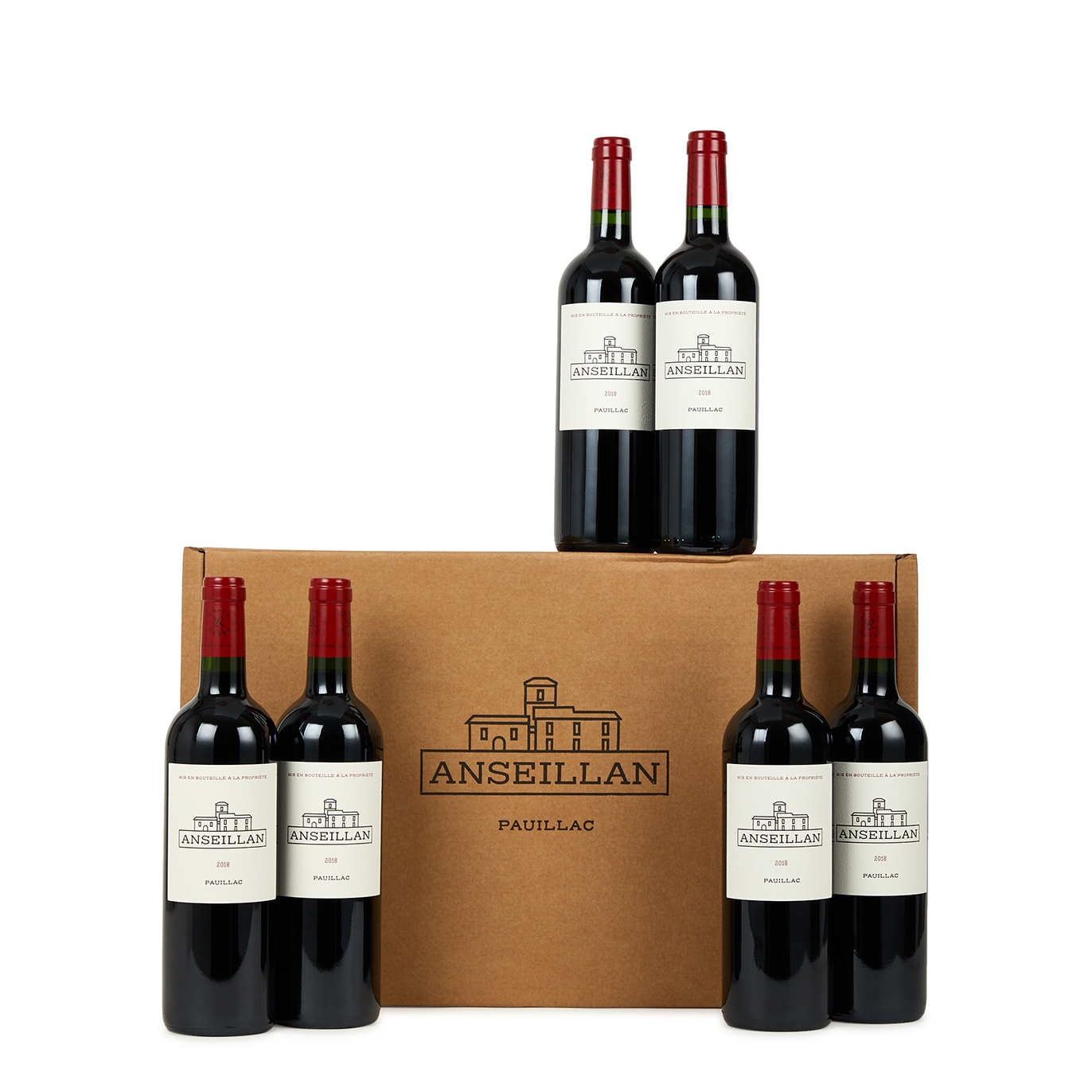 The Rothschild Collection Anseillan Pauillac 2018 - Case Of Six Red Wine