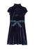 KIDS Bow-embellished velvet dress (7-12 years) - Polo Ralph Lauren