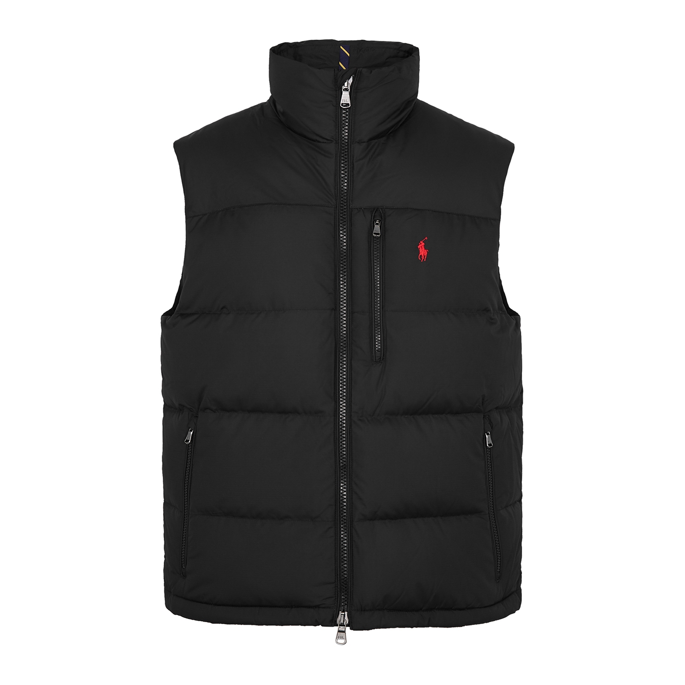 POLO RALPH LAUREN LOGO QUILTED SHELL GILET