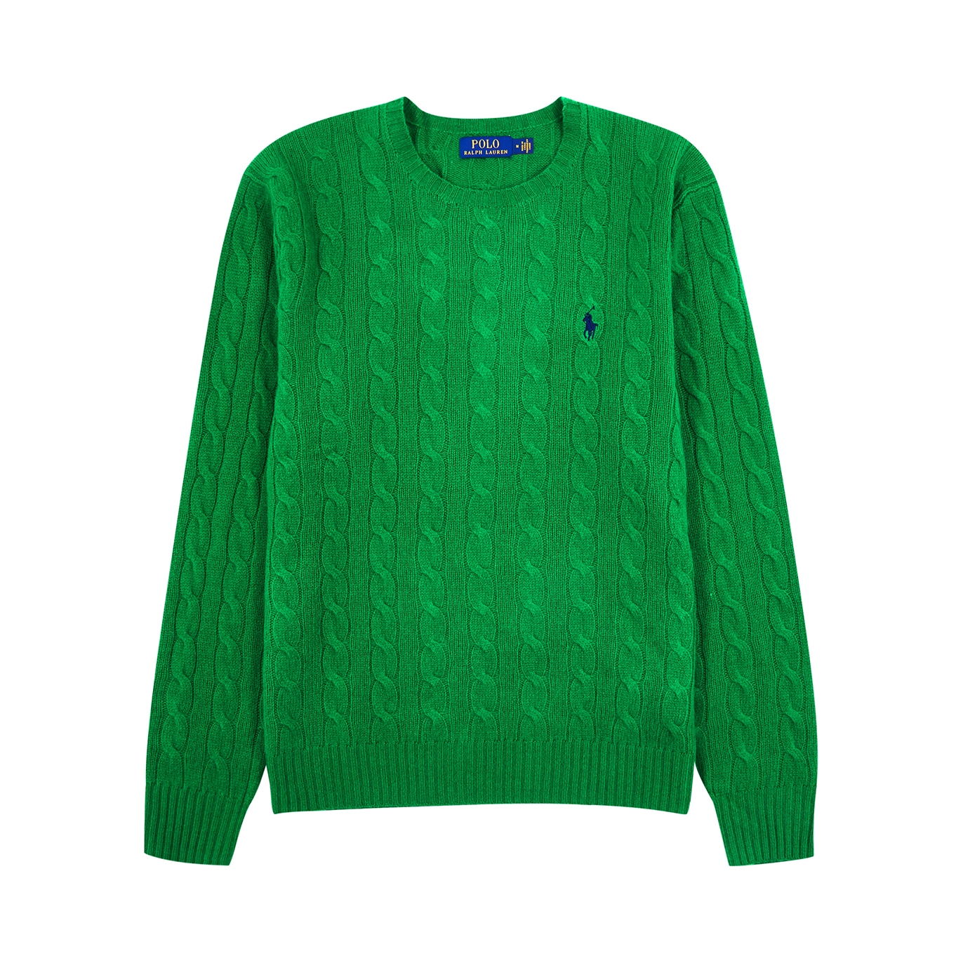 Polo Ralph Lauren Cable-knit Wool-blend Jumper - Green - M