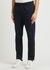 Brushed cotton-blend chinos - 7 For All Mankind