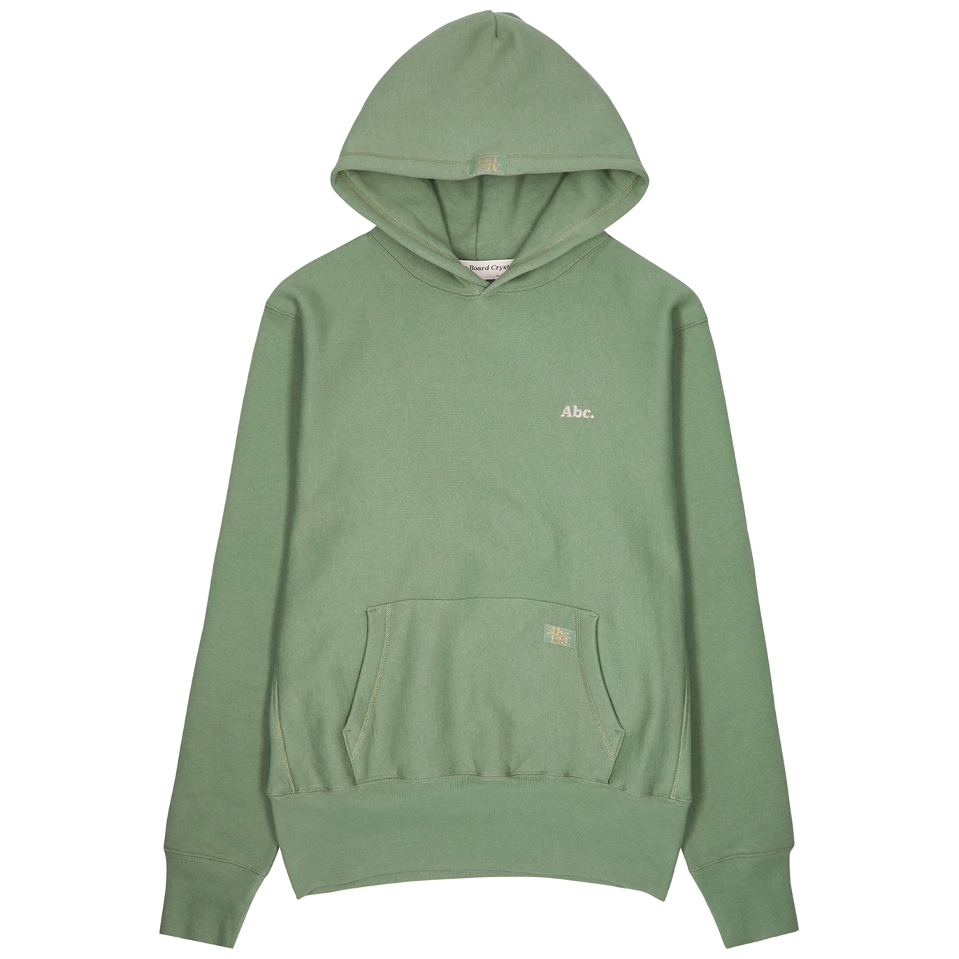 Advisory Board Crystals Logo Hooded Cotton-blend Sweatshirt - Green - S