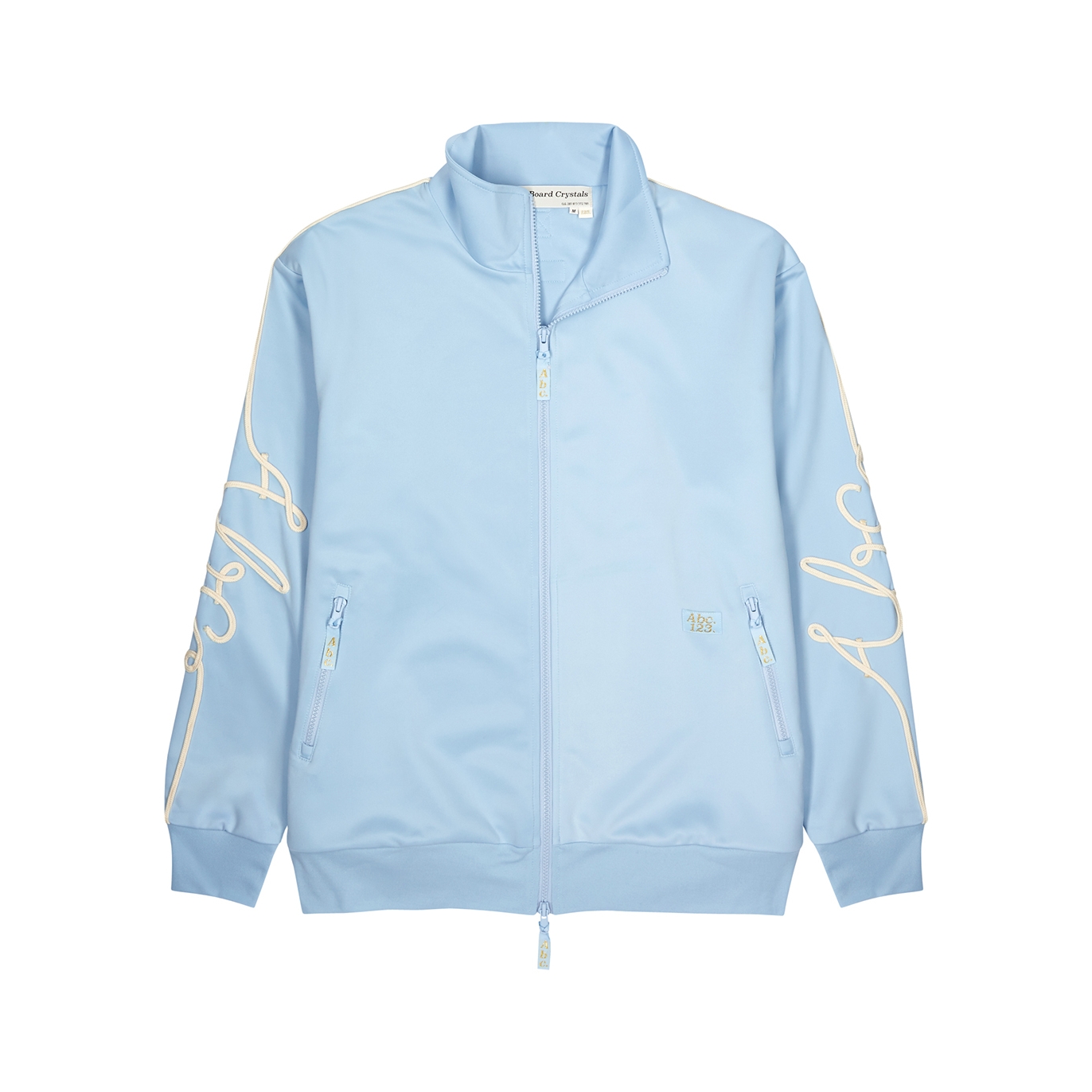 Advisory Board Crystals Logo-embroidered Jersey Track Jacket - Blue - S