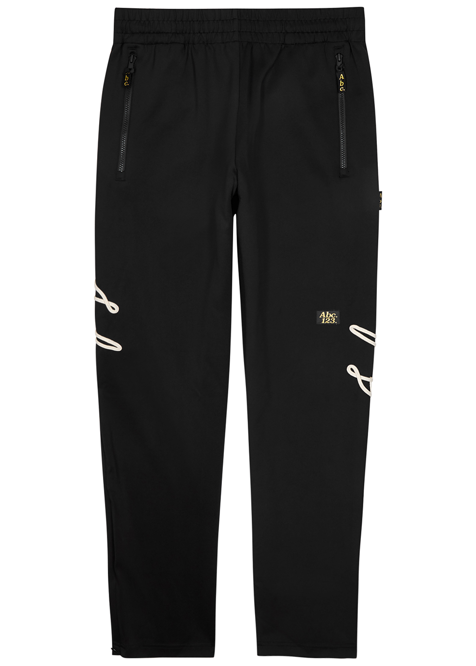 Advisory Board Crystals Logo-embroidered stretch-jersey track pants ...