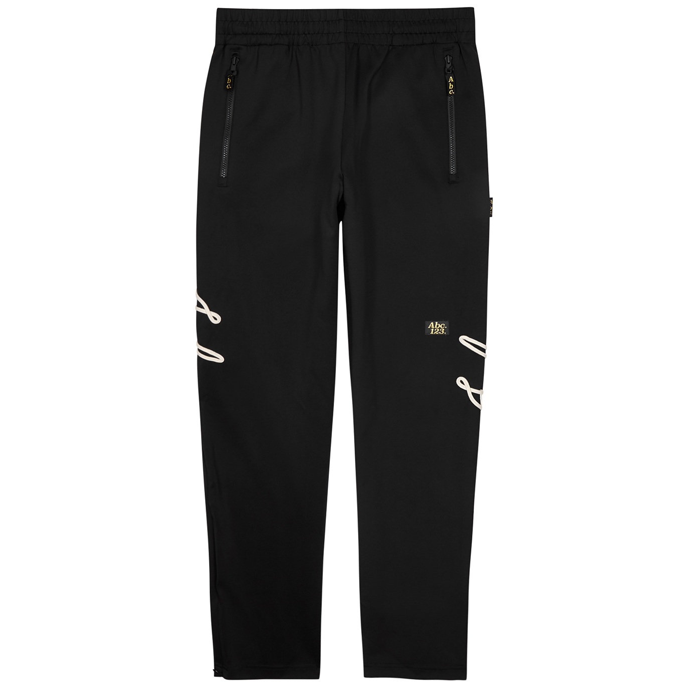 Advisory Board Crystals Logo-embroidered Stretch-jersey Track Pants - Black - S