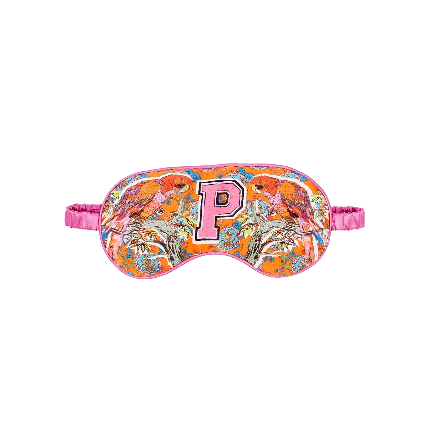 Jessica Russell Flint P Is For Parrot Silk Eye Mask