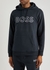 Logo hooded cotton-blend sweatshirt - HUGO BOSS