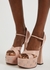 Janaya 150 embellished leather platform sandals - Gucci