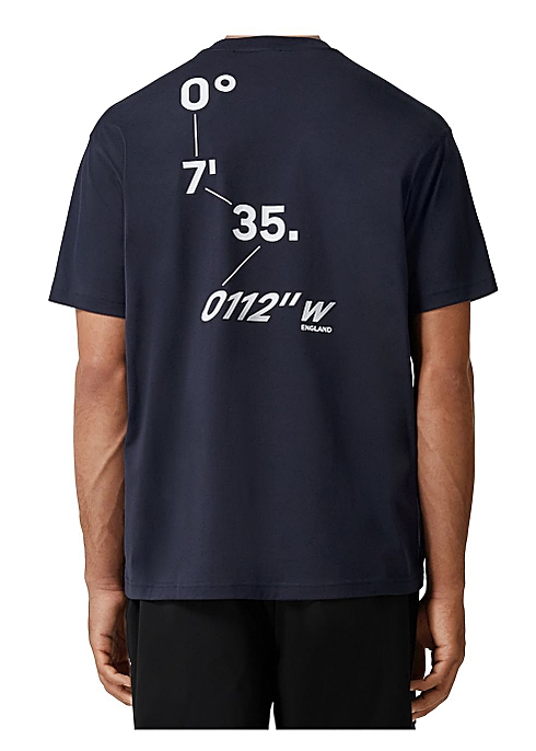 Burberry Crystal and coordinates print cotton t-shirt - Harvey Nichols