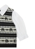 Fair isle logo stretch cotton shirt dress - Burberry