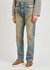 Distressed straight-leg jeans - BTFL