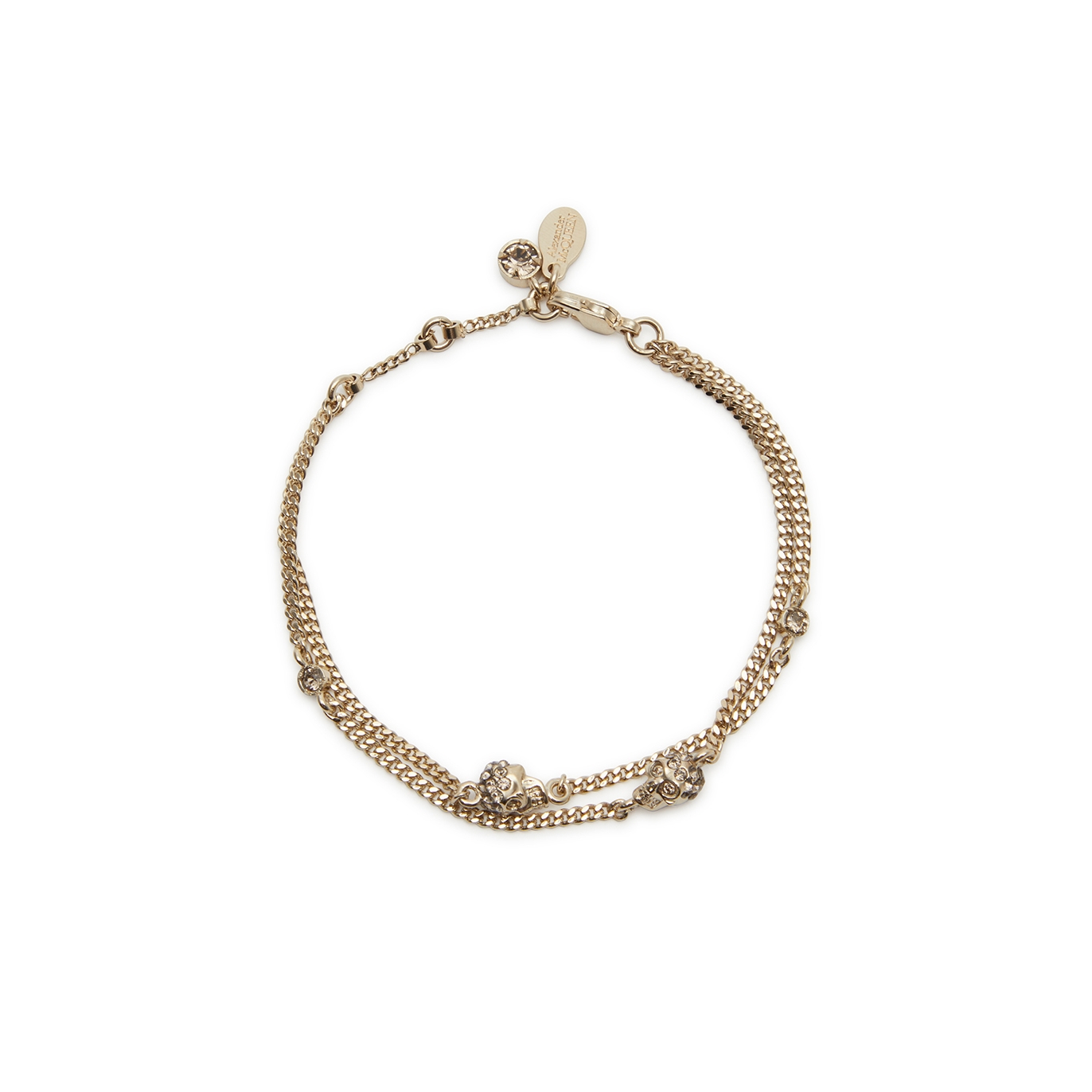 Alexander McQueen Chain Skull Bracelet - Gold - One Size