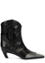 Dallas embellished leather ankle boots - Khaite
