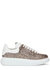 Oversized glittered leather sneakers - Alexander McQueen