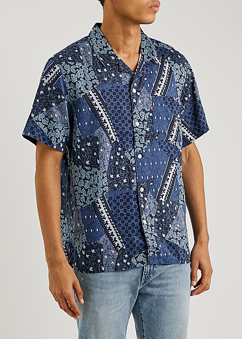 Levi's Bandana-print Lyocell shirt - Harvey Nichols