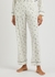 Giselle printed stretch-jersey pyjama set - Eberjey
