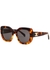 Oversized oval-frame sunglasses - Celine
